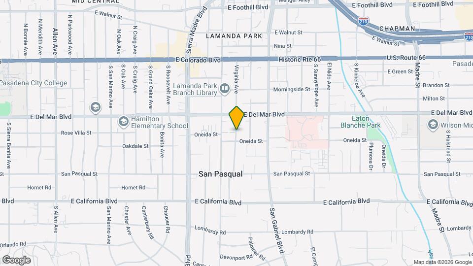 306 Virginia Ave, Unit 306 Map and Location Details