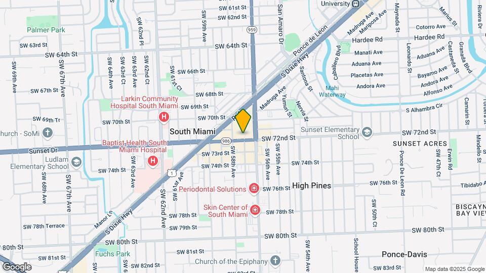 5705 SW 72nd St Map and Location Details