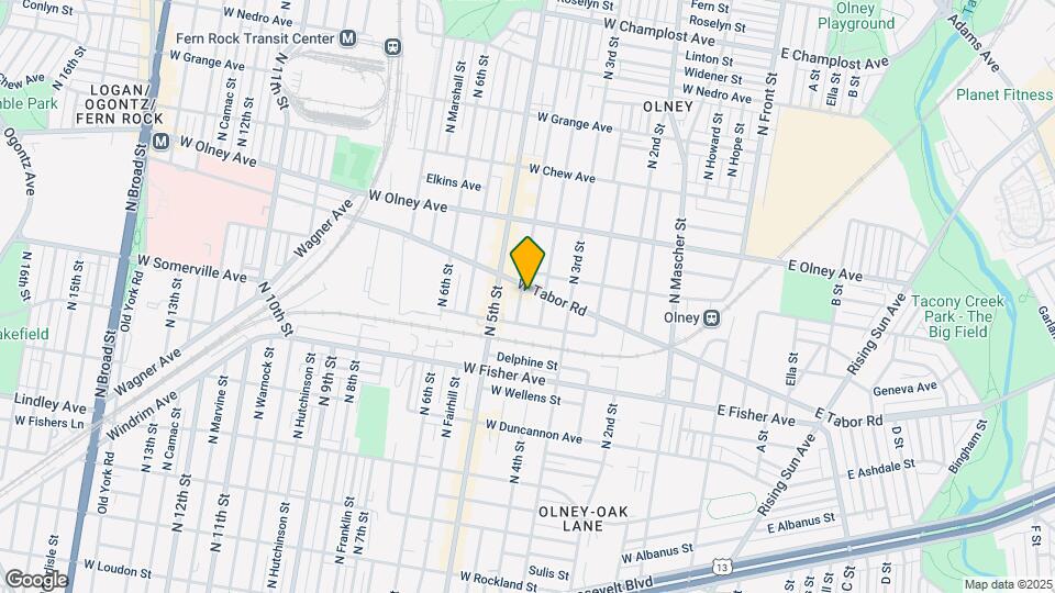 5431 N Lawrence St Map and Location Details