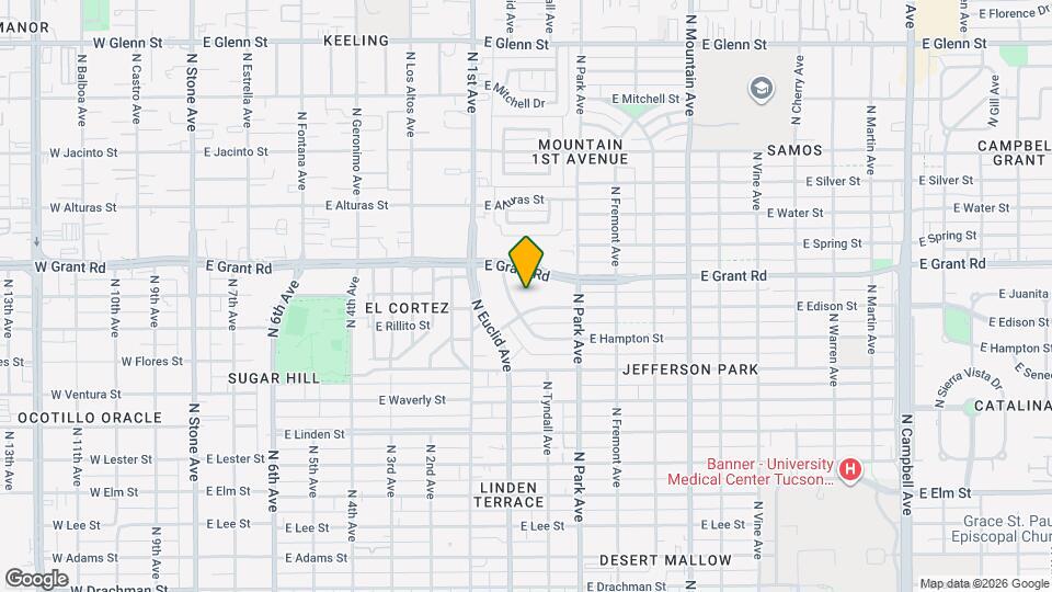 2302 N Hampton St Mapa y Detalles de la Ubicación