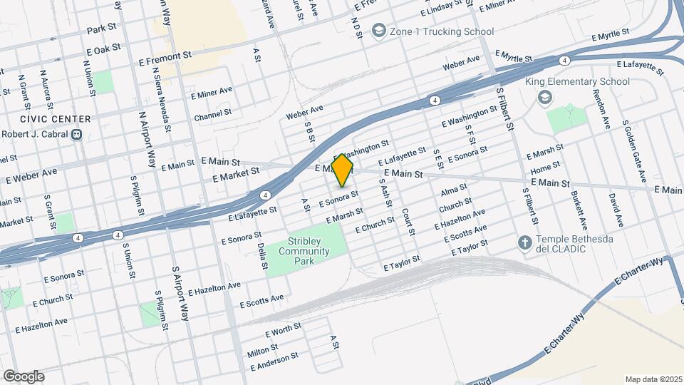 2029 E. Sonora St. Stockton, Ca 95205 Map and Location Details