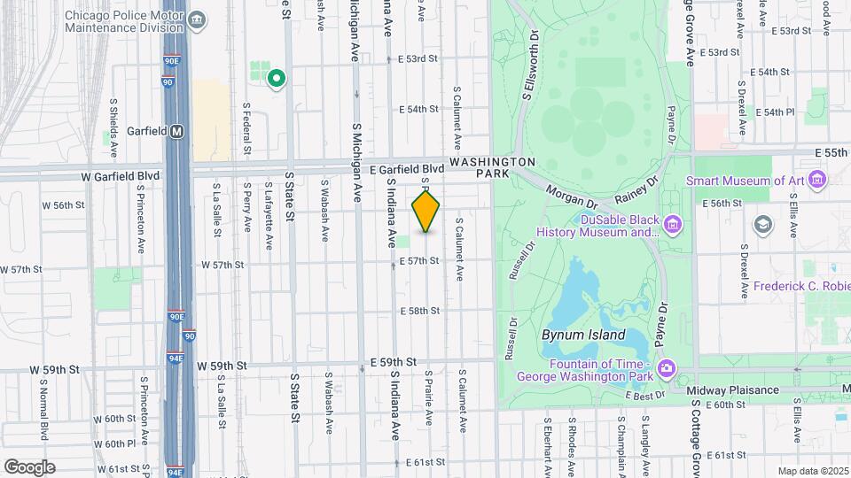 5637 S Prairie Ave Map and Location Details