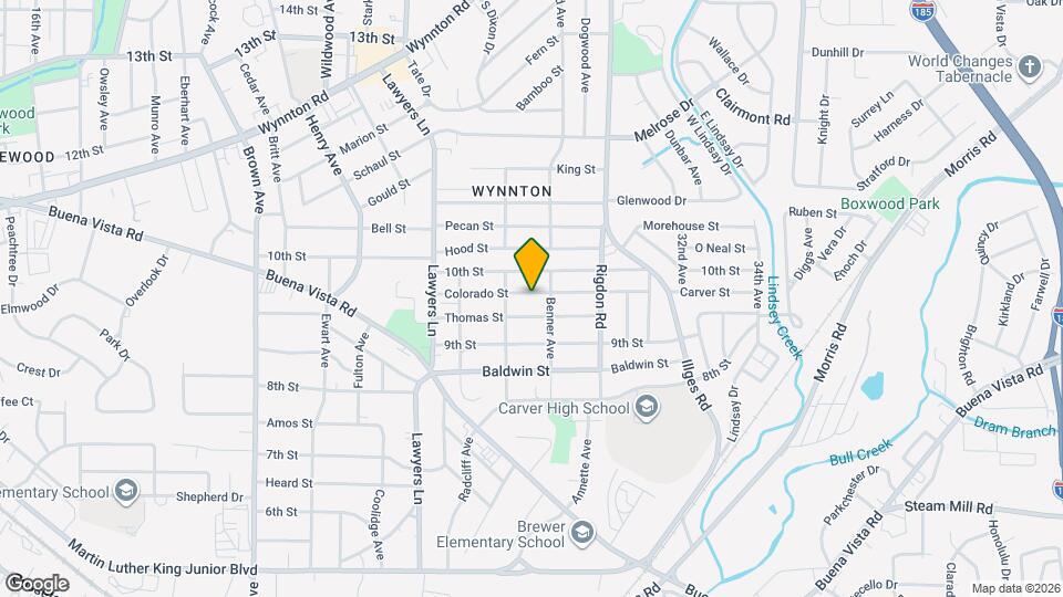 2822 Colorado St Map and Location Details