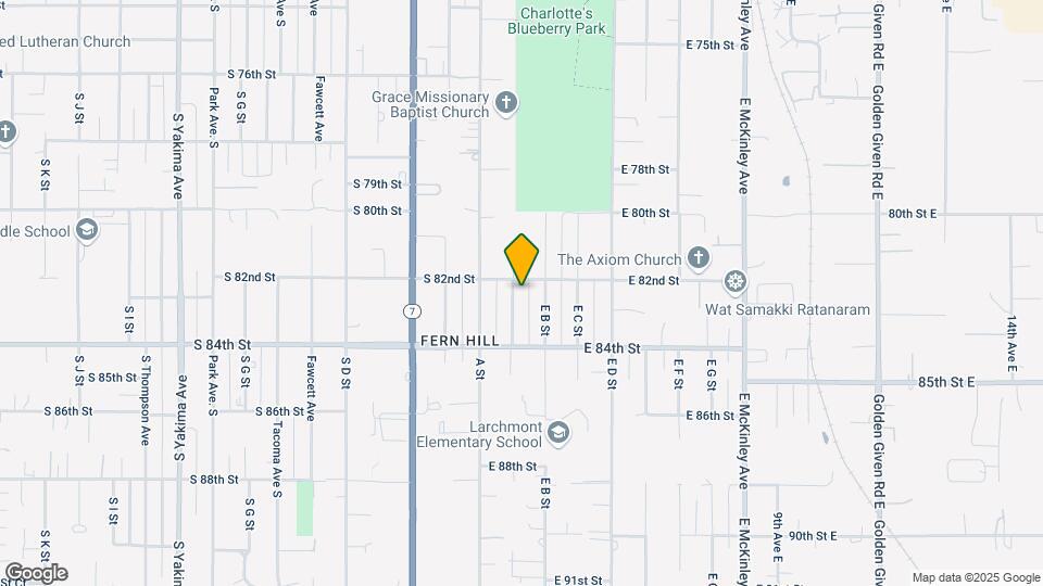 8207 E Sherwood St Map and Location Details