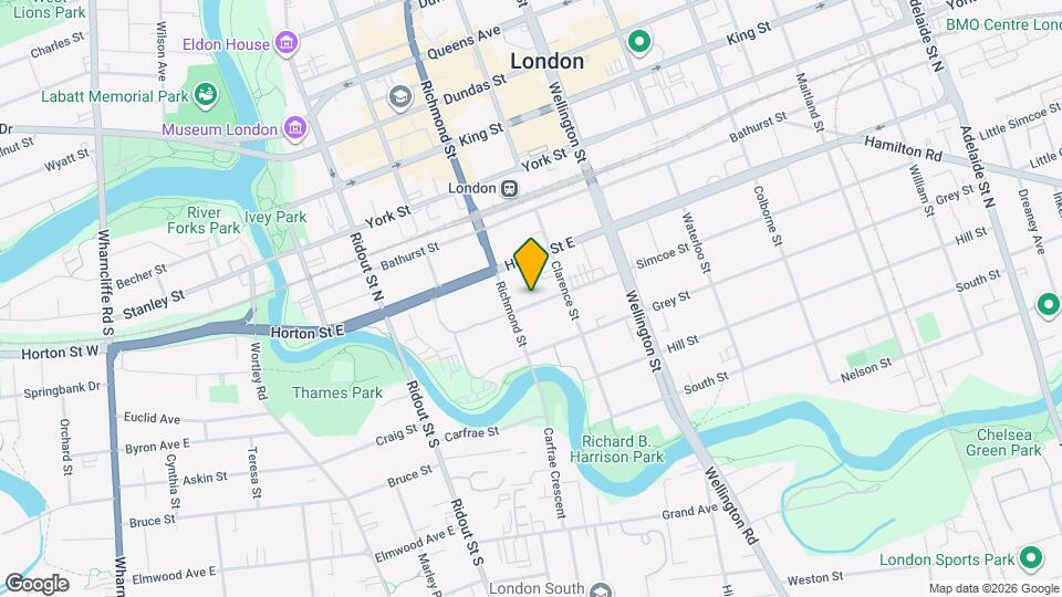 184 Simcoe St Map and Location Details