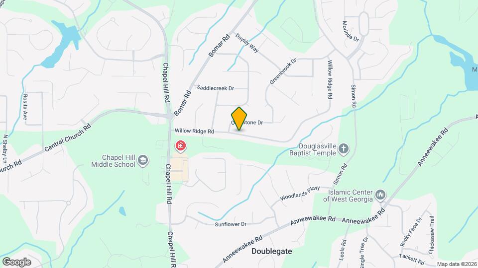 4121 Willow Ridge Rd Map and Location Details