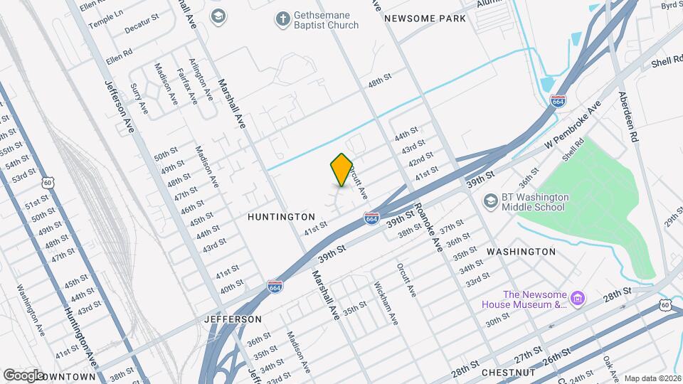 4226 Newsome Dr Map and Location Details