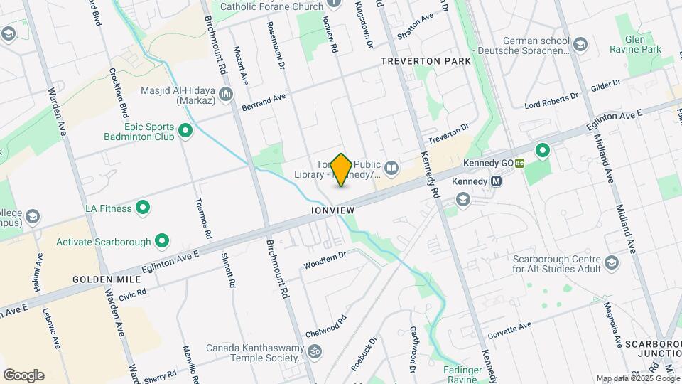 2356 Eglinton Avenue East Map and Location Details