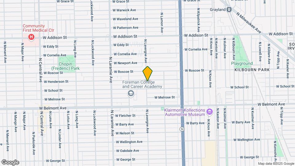 3315-25 N Lavergne Ave Map and Location Details