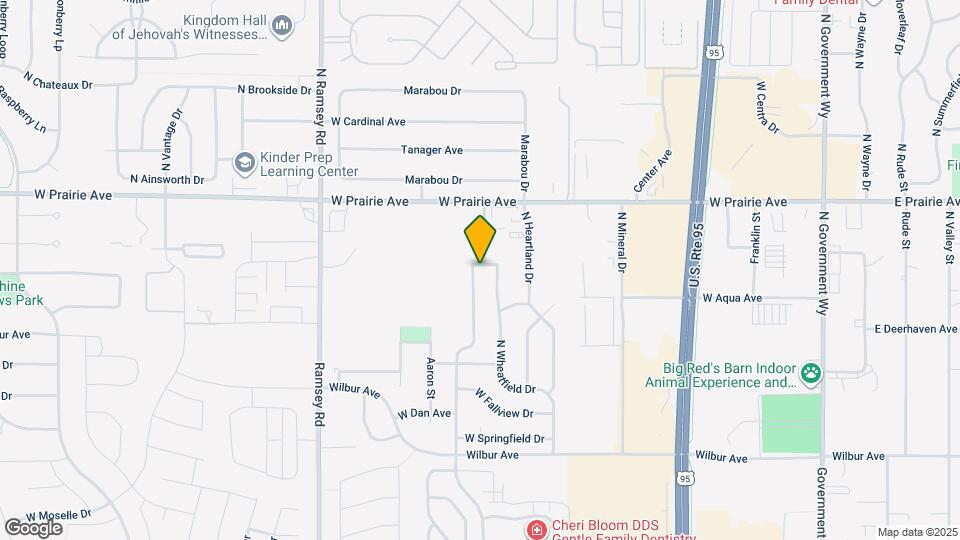 7664 N Winter View Dr Map and Location Details