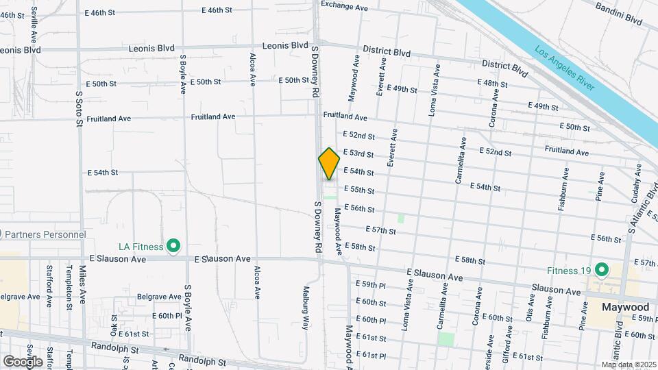 5425-5437 Maywood Ave Mapa y Detalles de la Ubicación