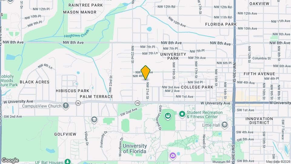 2110 NW 3rd Pl Map and Location Details