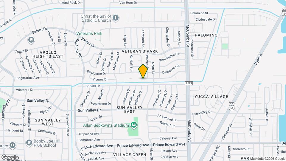 5520 Edinburg Dr Map and Location Details