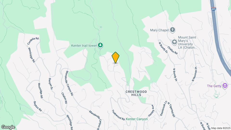 1406 1/2 N Kenter Ave Map and Location Details