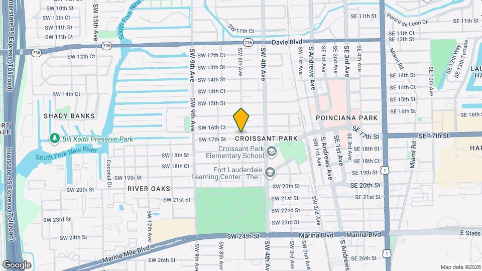 601 SW 17th St Map and Location Details