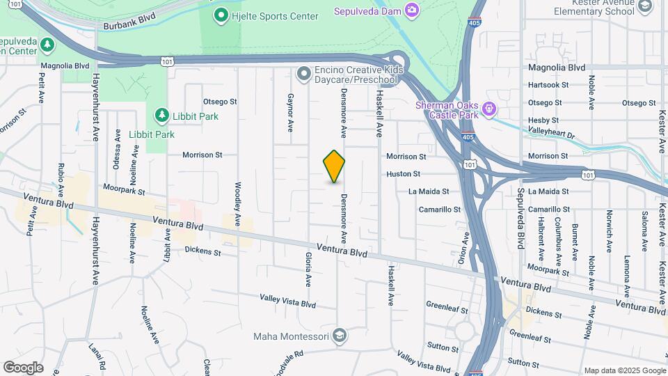 4915 Densmore Ave Map and Location Details