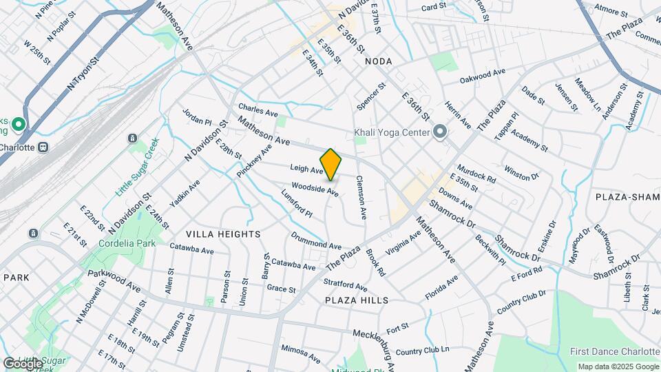 1033 Woodside Ave Map and Location Details