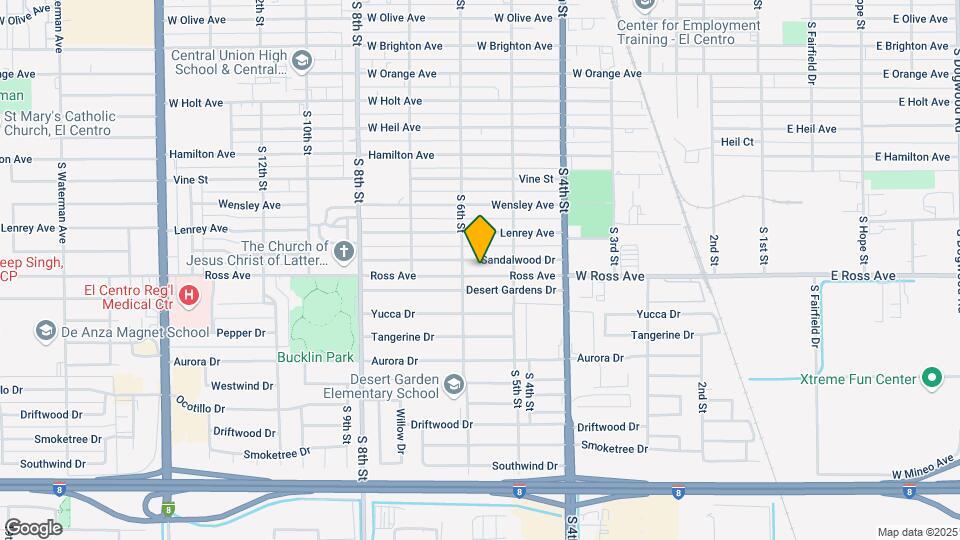 555 Sandalwood Dr Map and Location Details