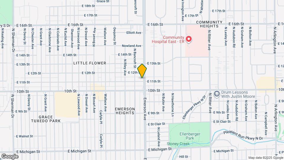 1102 N Emerson Ave Mapa y Detalles de la Ubicación