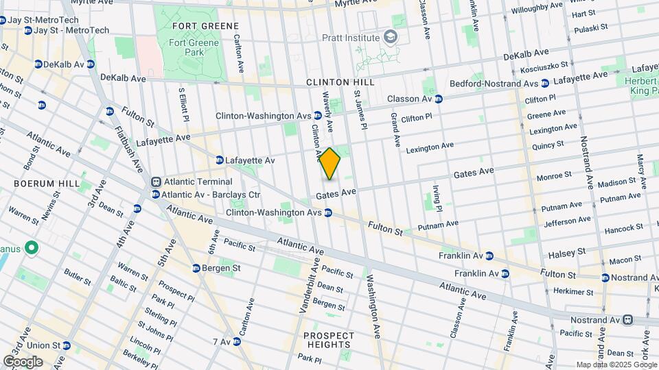 451 Clinton Ave Mapa y Detalles de la Ubicación