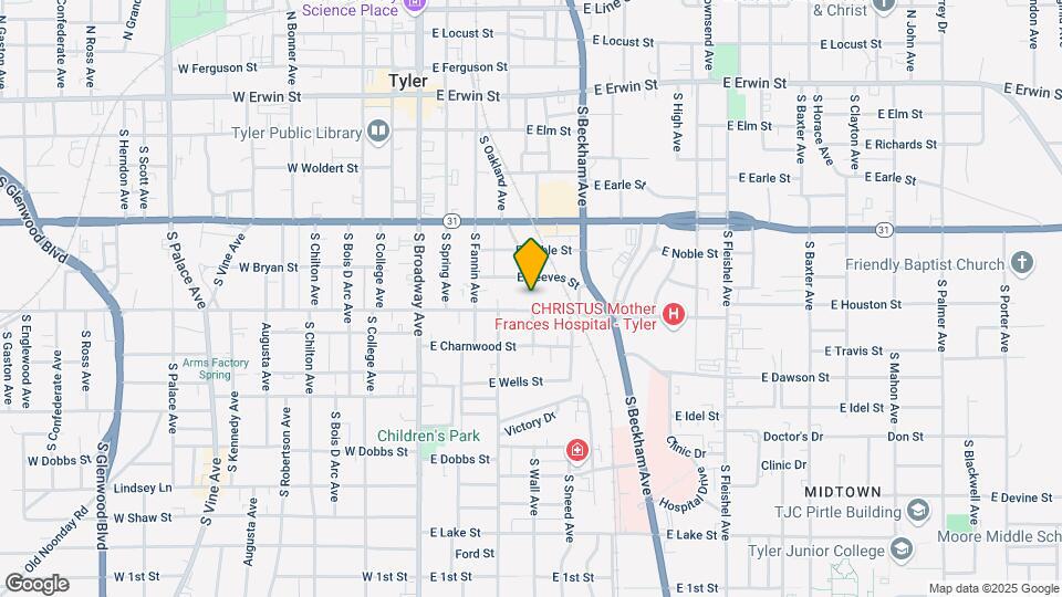 422 E Houston St Mapa y Detalles de la Ubicación