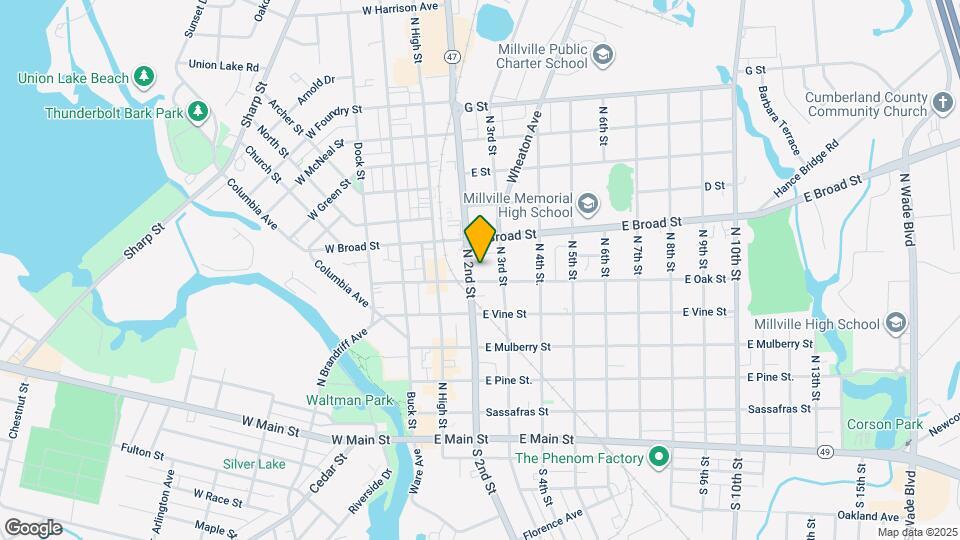 507 N 2nd St Map and Location Details