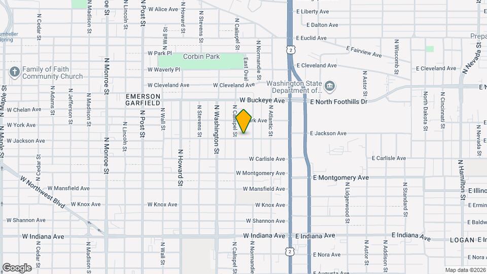 224 W Jackson Ave Map and Location Details