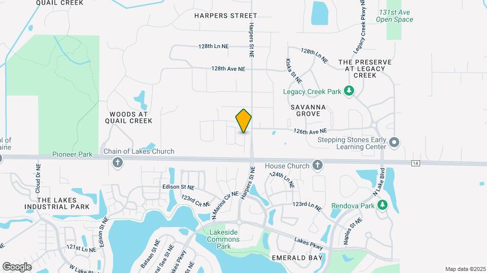 12552 Harpers Ct NE Map and Location Details