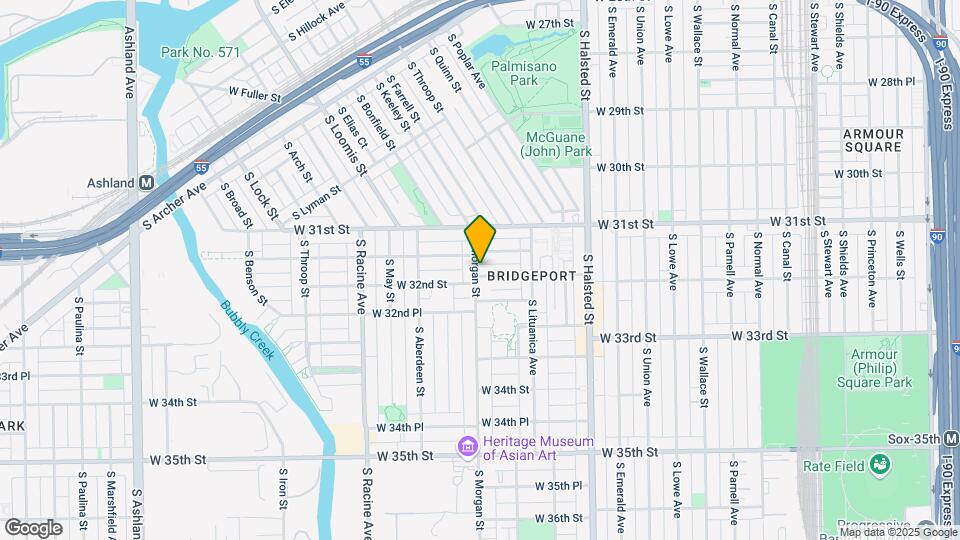 3143-3149 S Morgan St Map and Location Details