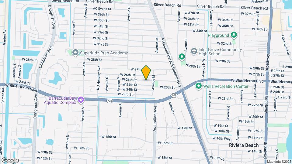 1125 W 26th St Mapa y Detalles de la Ubicación