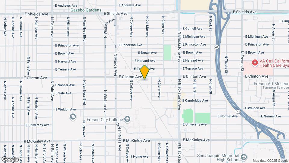 1225 E Vassar Ave Map and Location Details