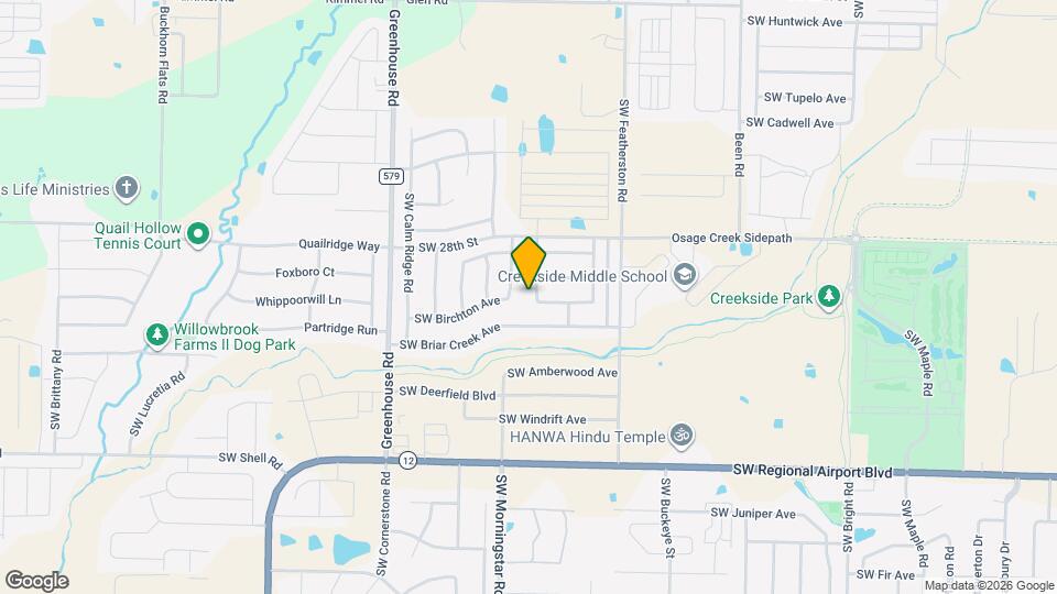 3106 SW Oakleigh Rd Map and Location Details