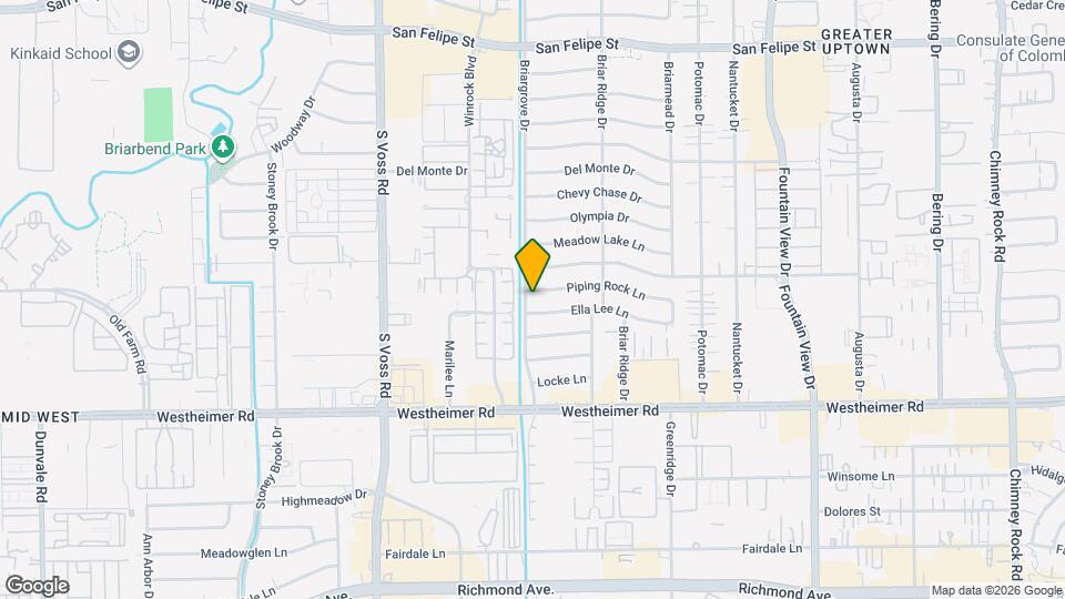 6273 Piping Rock Ln Map and Location Details