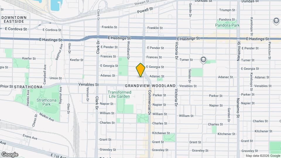 1680 Adanac St Map and Location Details