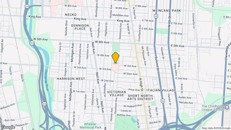 1132 Hunter Ave Mapa y Detalles de la Ubicación
