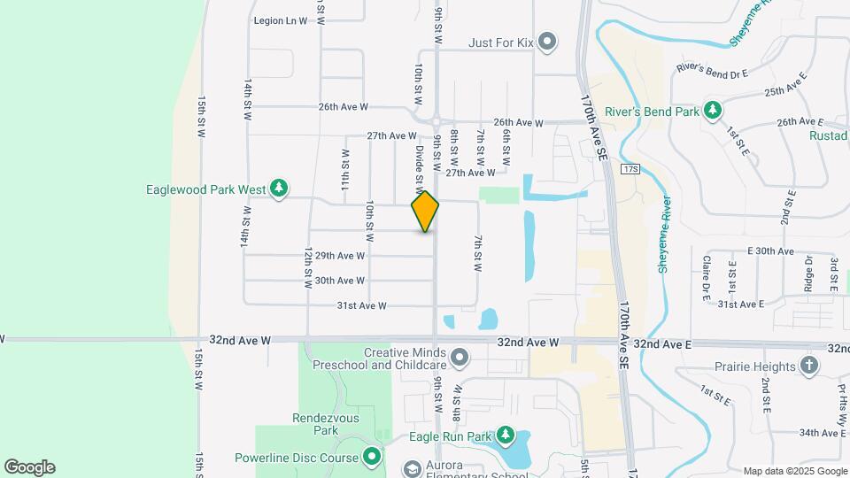 907 Eaglewood Ave Map and Location Details