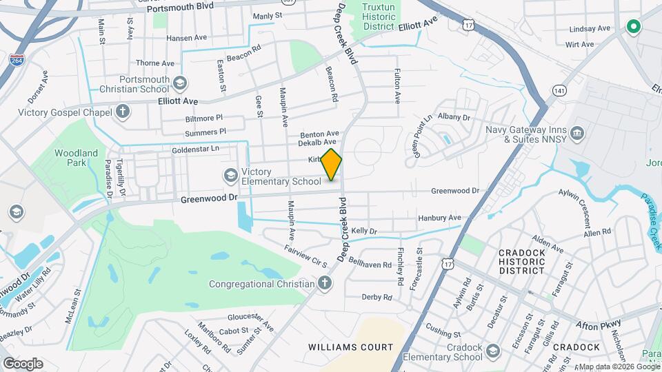 2604 Greenwood Dr Map and Location Details