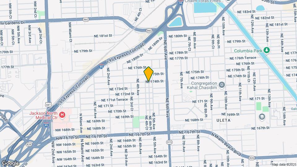 17380 NE 4th Pl, Unit 1 Map and Location Details