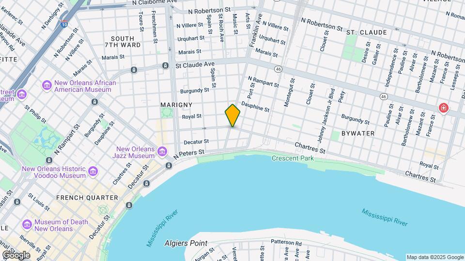 2604 Chartres St Map and Location Details