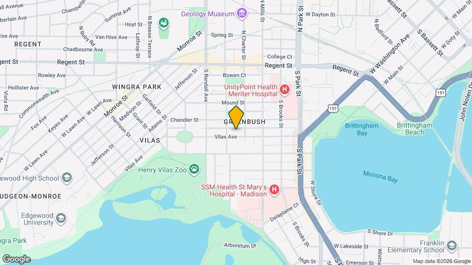 1212 Vilas Ave, Unit Unit 1 Map and Location Details