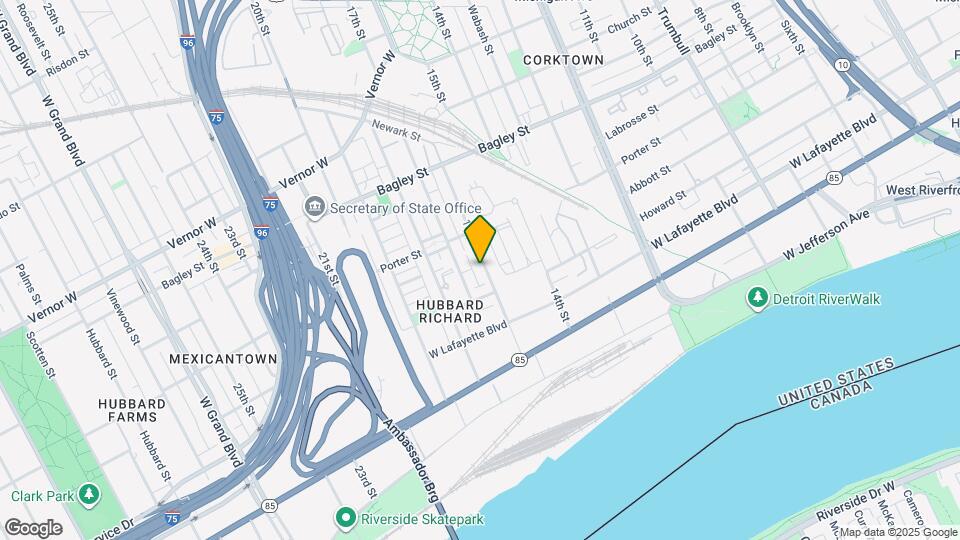 1285 16th St Map and Location Details