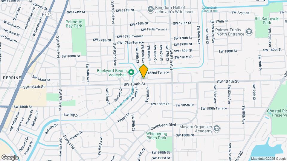 18321 SW 89th Ct Map and Location Details