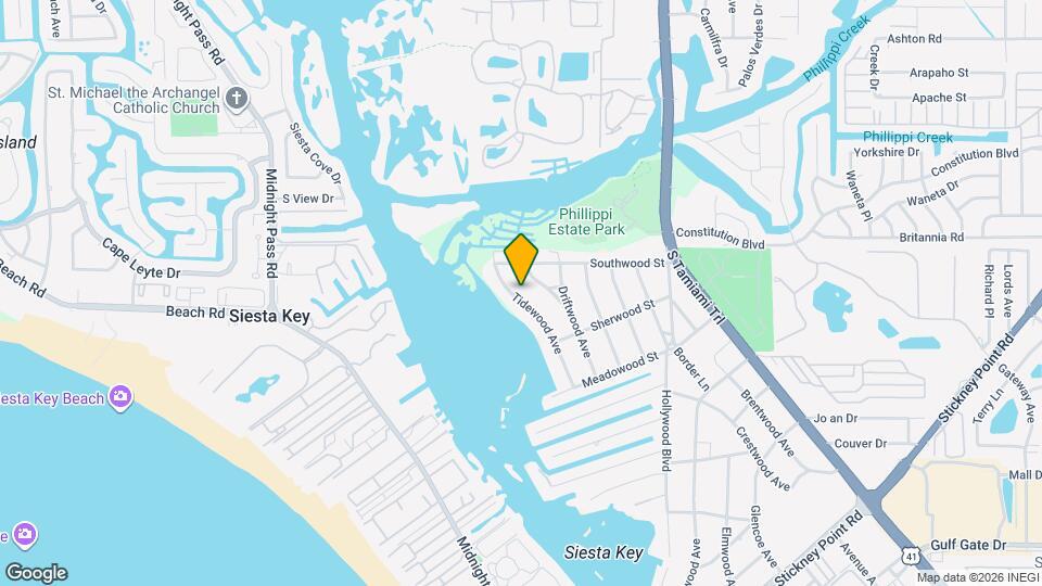 5835 Tidewood Ave Map and Location Details