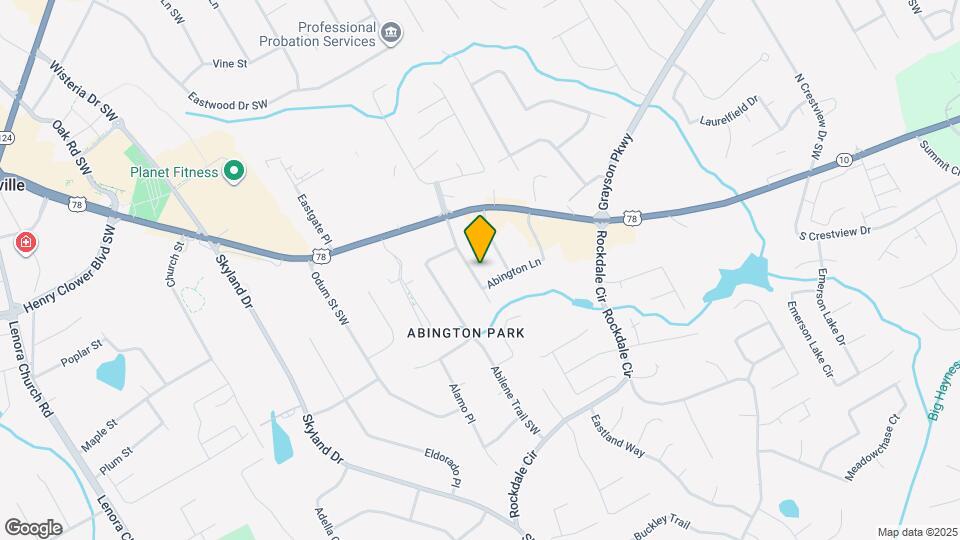 2664 Abington Dr SW Map and Location Details