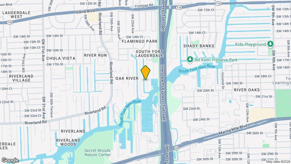 1931 SW 22nd Ave Map and Location Details