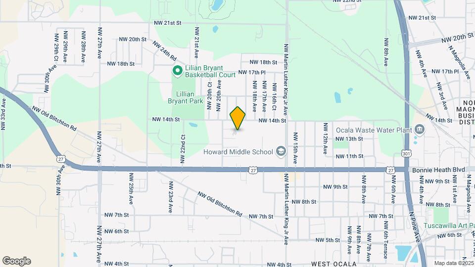 1908 NW 13th Pl Map and Location Details
