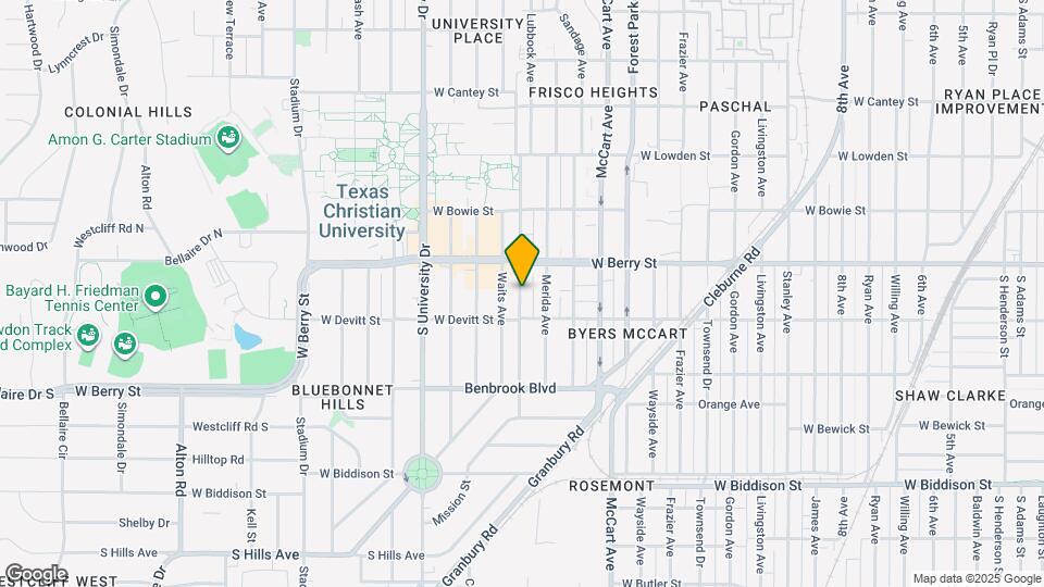 3149 Lubbock Ave Map and Location Details