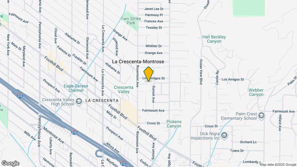 4736 Rosemont Ave Mapa y Detalles de la Ubicación
