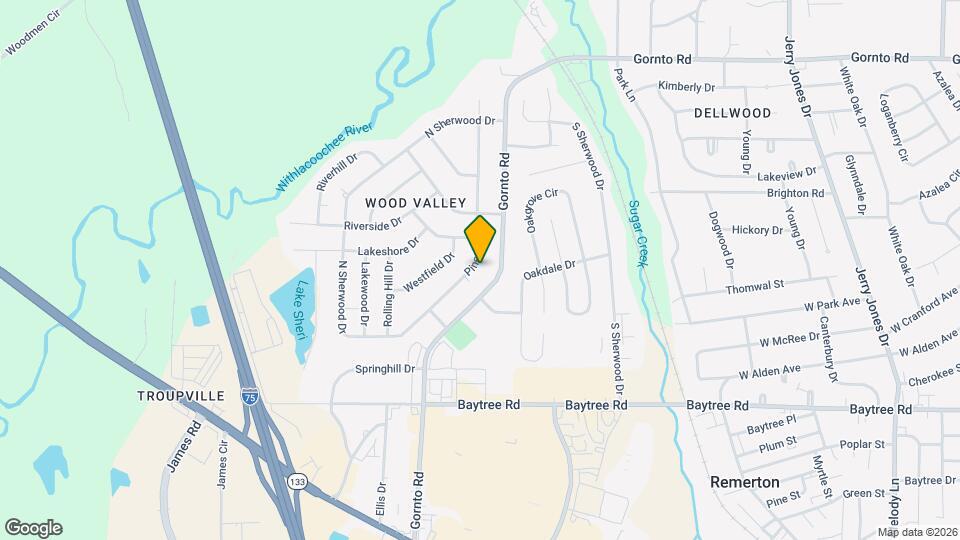 2115 Pinecliff Dr Map and Location Details