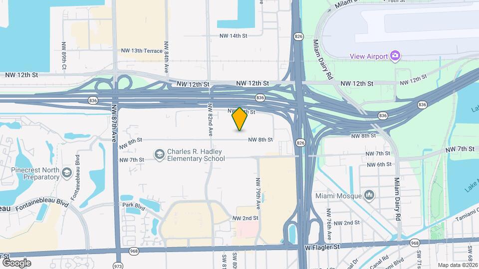 8059 NW 8th St Map and Location Details